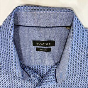 Bugatchi Men's Dress Shirt - Slim fit - Size LT